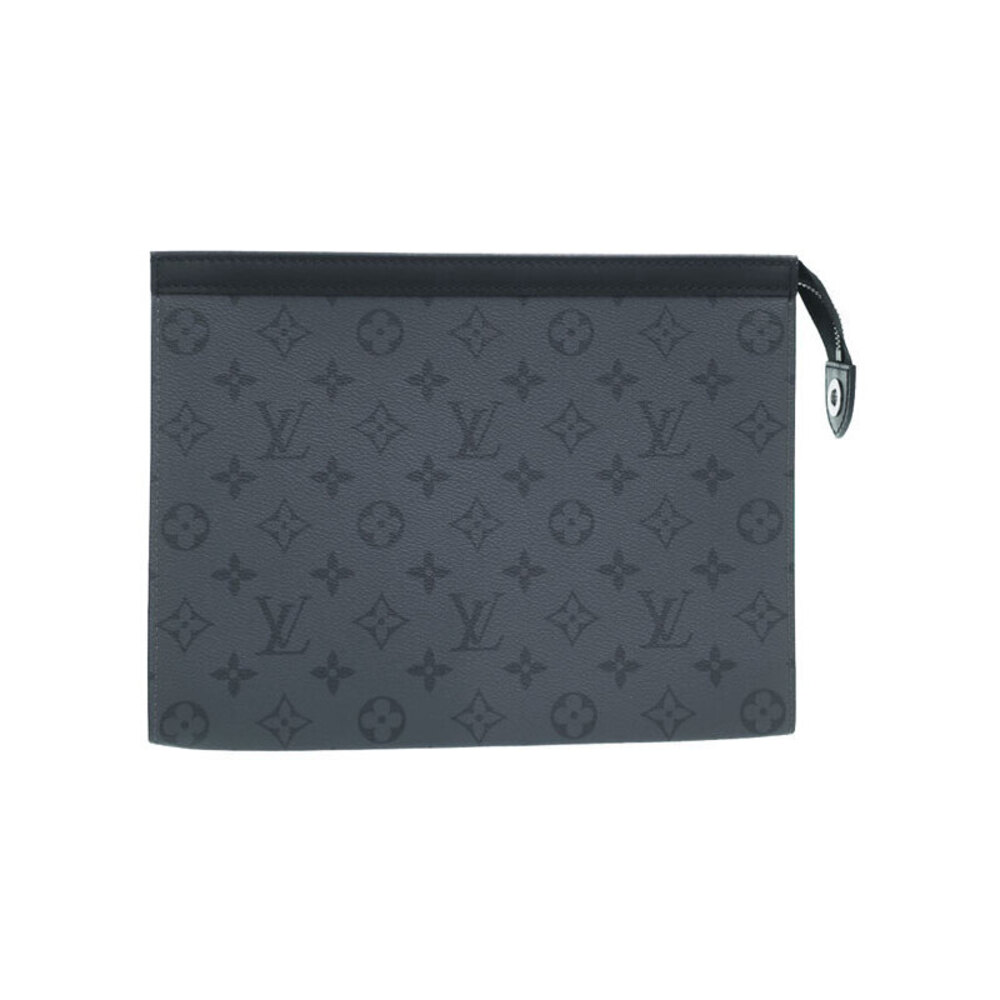 Louis Vuitton Monogram Eclipse Black Reverse Pochette Voyage Clutch Bag